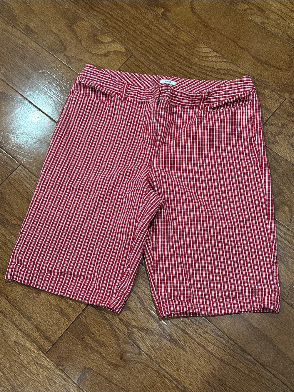 Liz & Co. Red plaid Shorts - please read!